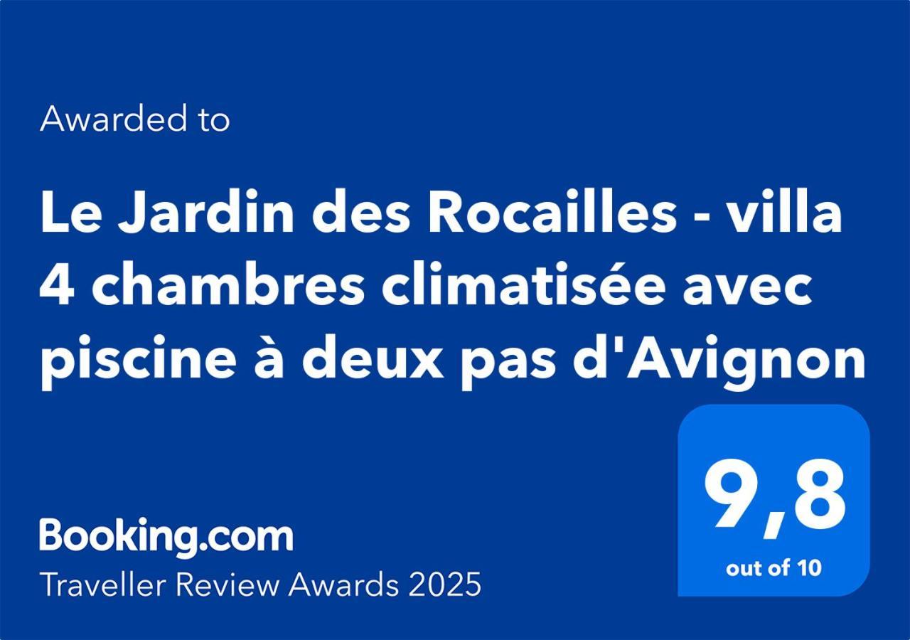 Le Jardin Des Rocailles - Villa 4 Chambres Climatisee Avec Piscine A Deux Pas D'Avignon Villeneuve-lès-Avignon Kültér fotó